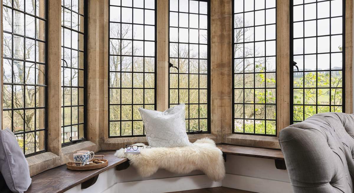 The double-aspect windows provide dreamy views across the village and there is a lovely window seat which lends itself to lazy days unwinding.