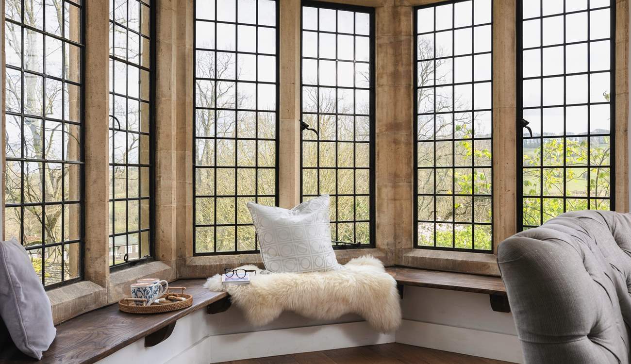 The double-aspect windows provide dreamy views across the village and there is a lovely window seat which lends itself to lazy days unwinding.