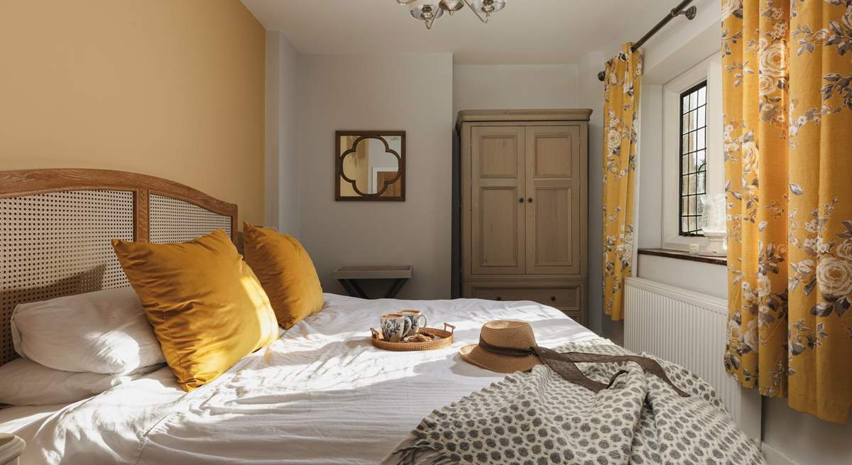 Mellow yellow is the word in bedroom 2!