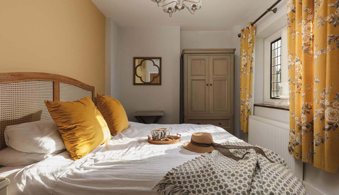 Mellow yellow is the word in bedroom 2!