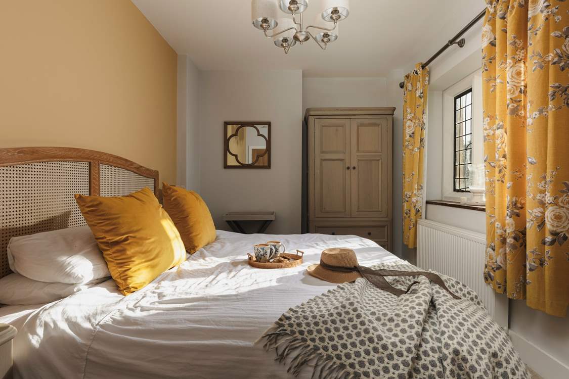 Mellow yellow is the word in bedroom 2!
