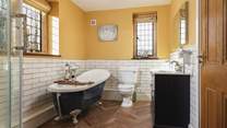 One of the classically designed en suite bathrooms.