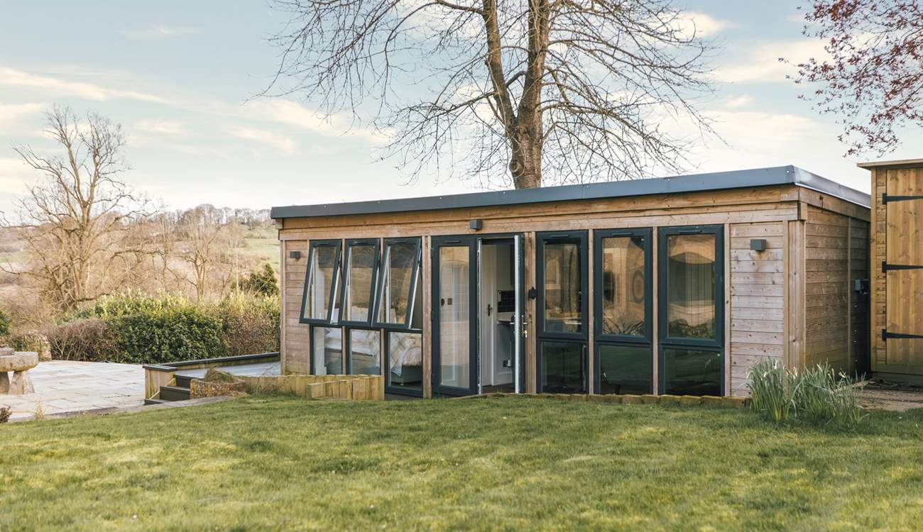 An additional outbuilding, offers a charming self-contained living space for two guests.