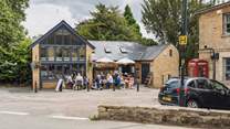 The popular cafe at Blockley serves delicious meals.