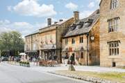 The desirable village of Broadway with its many shops and cafes.