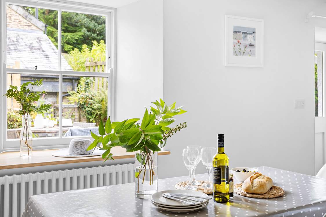 Linger over holiday meals.