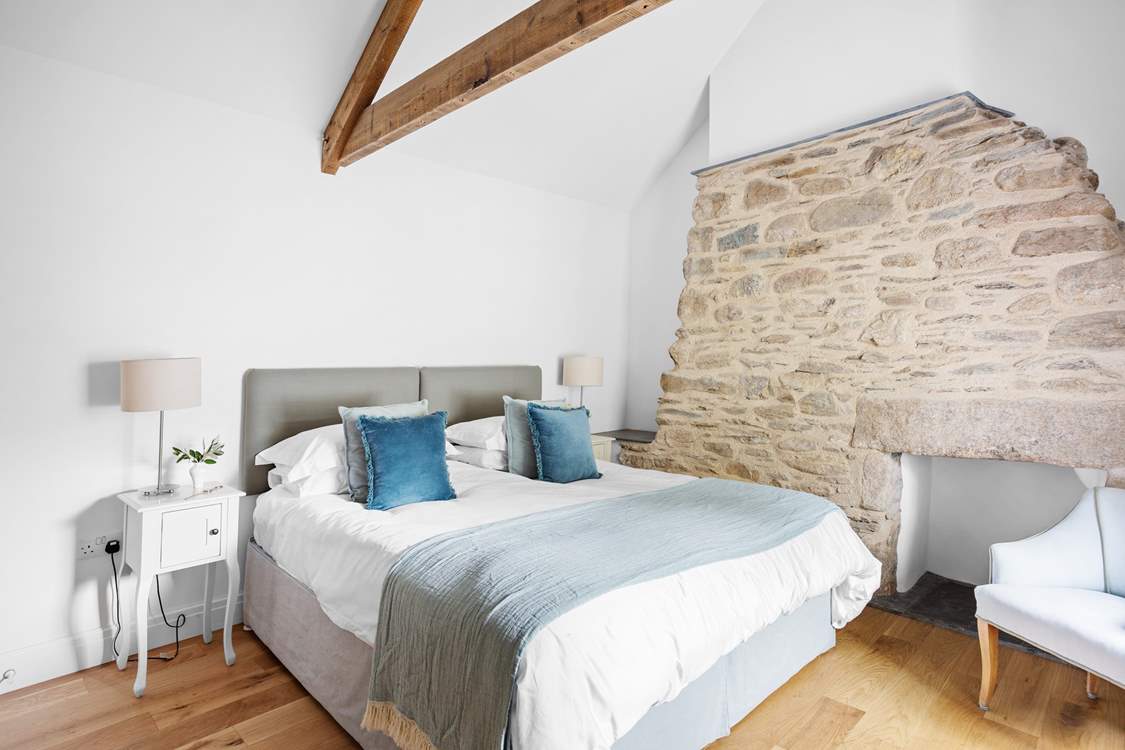 The soothing tones and styling complement the traditional features throughout.