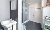 One of two stylish bath/shower-rooms in the cottage.  - Thumbnail Image