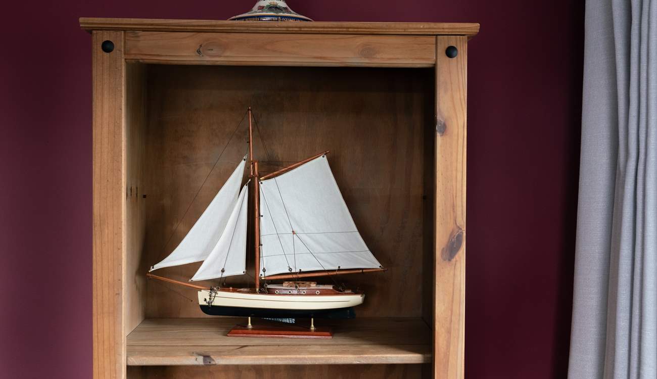 Gentle nautical theme throughout. 