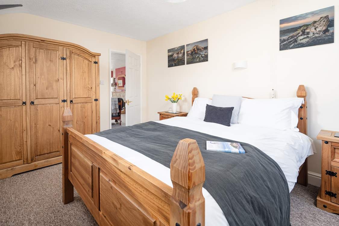 Comfortable beds promise a good night's sleep in the hushed bedrooms.