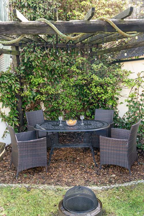 Blissful quiet corner in the garden.