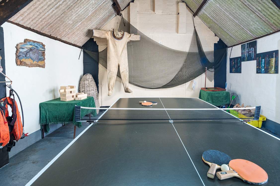 Fancy a game of table-tennis in the Dive Shack?