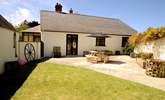 Welcome to St Brides Cottage. A wonderful addition of a Scandinavian hot tub has since arrived at St Brides Cottage. - Thumbnail Image