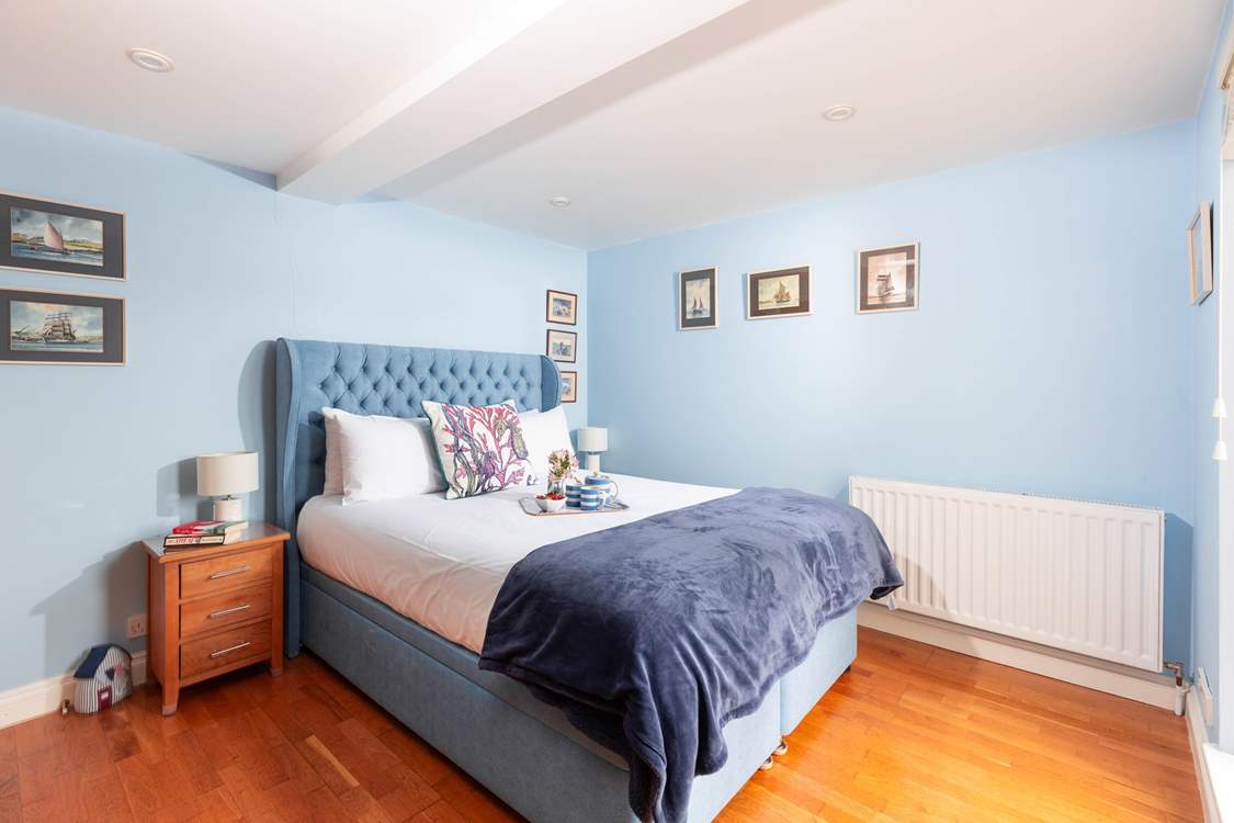 A sumptuous bed to sink into.