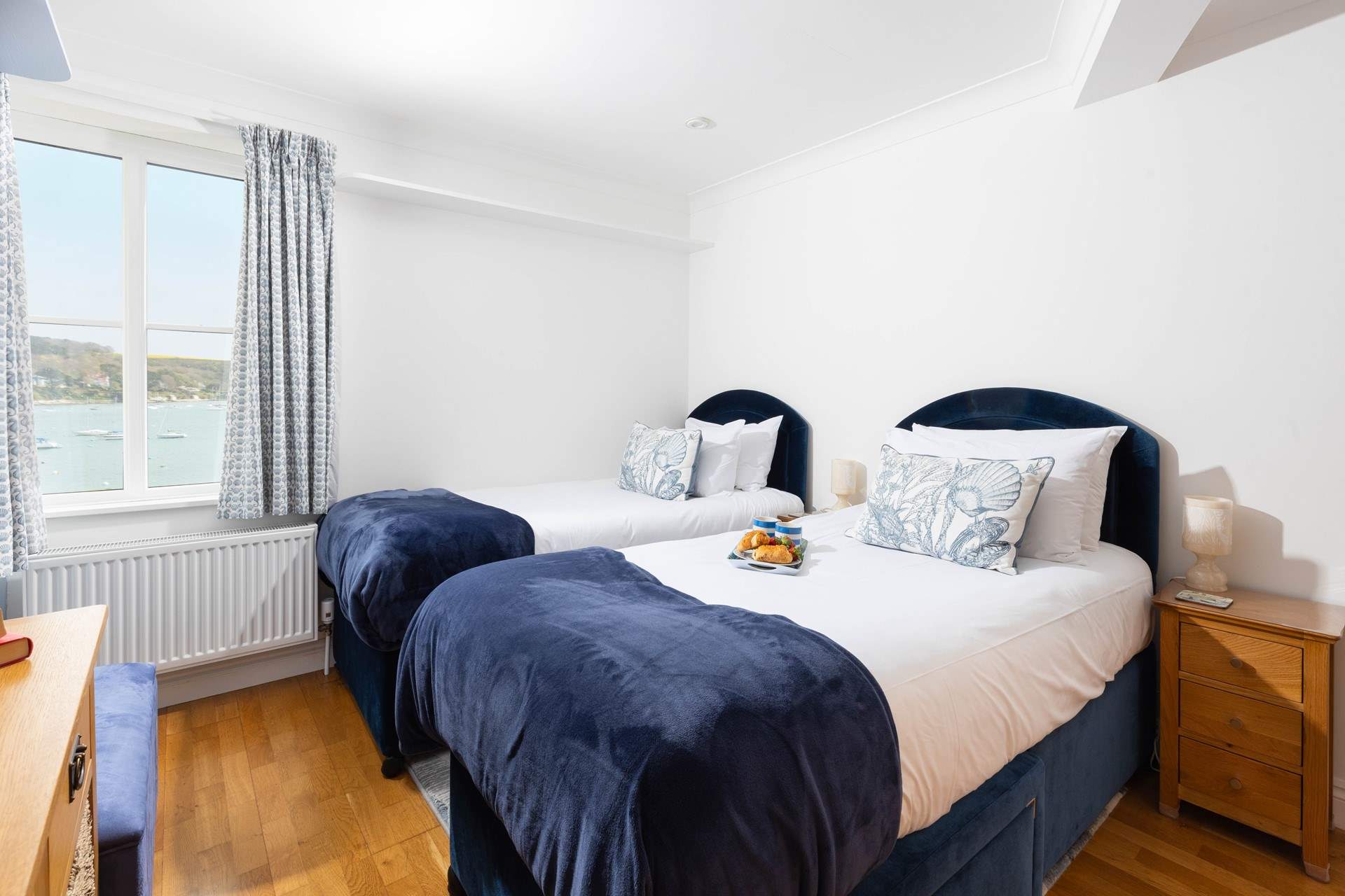 Each bedroom has the most wonderful outlook.