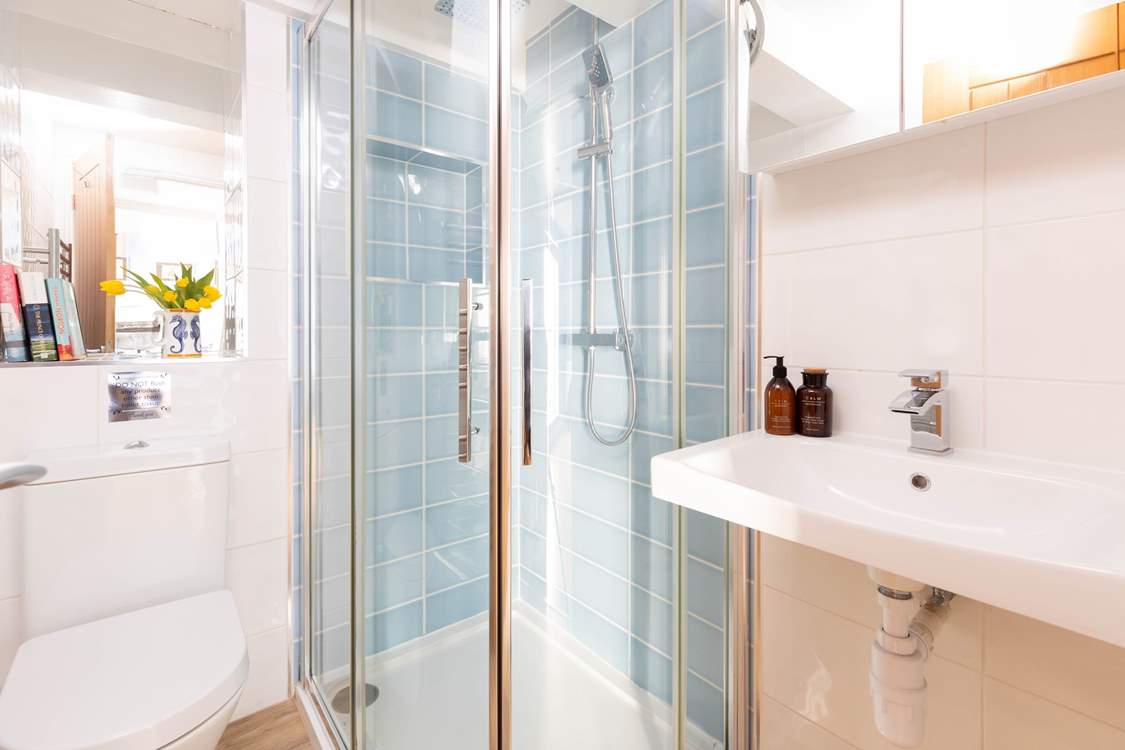 The en suite shower-room for the principal bedroom.