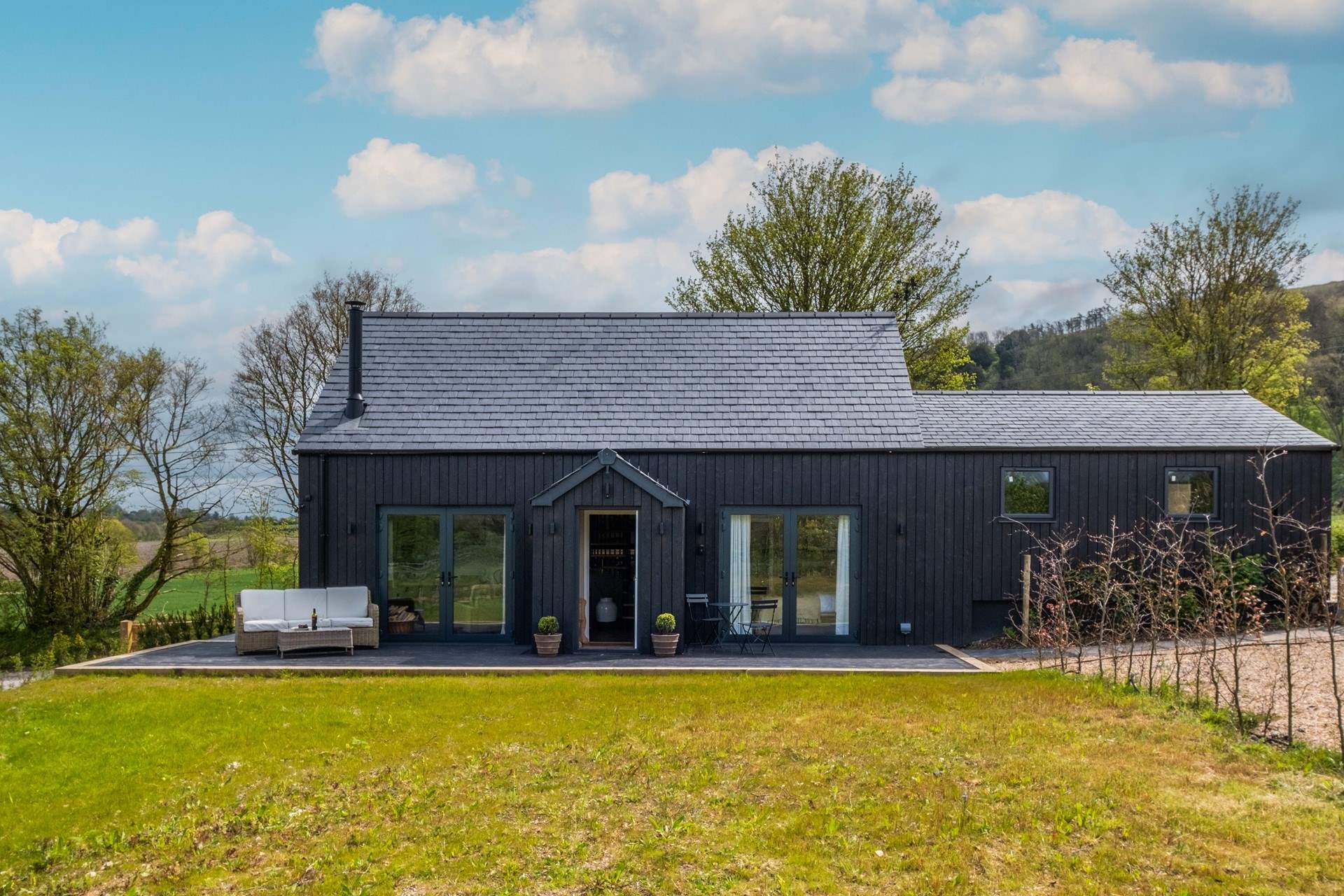 The private patio and garden can be enjoyed by the whole family.