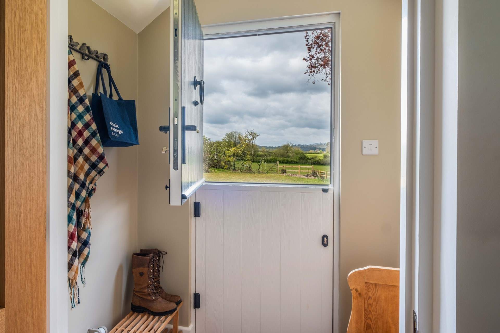 Space for coats, shoes and boots.