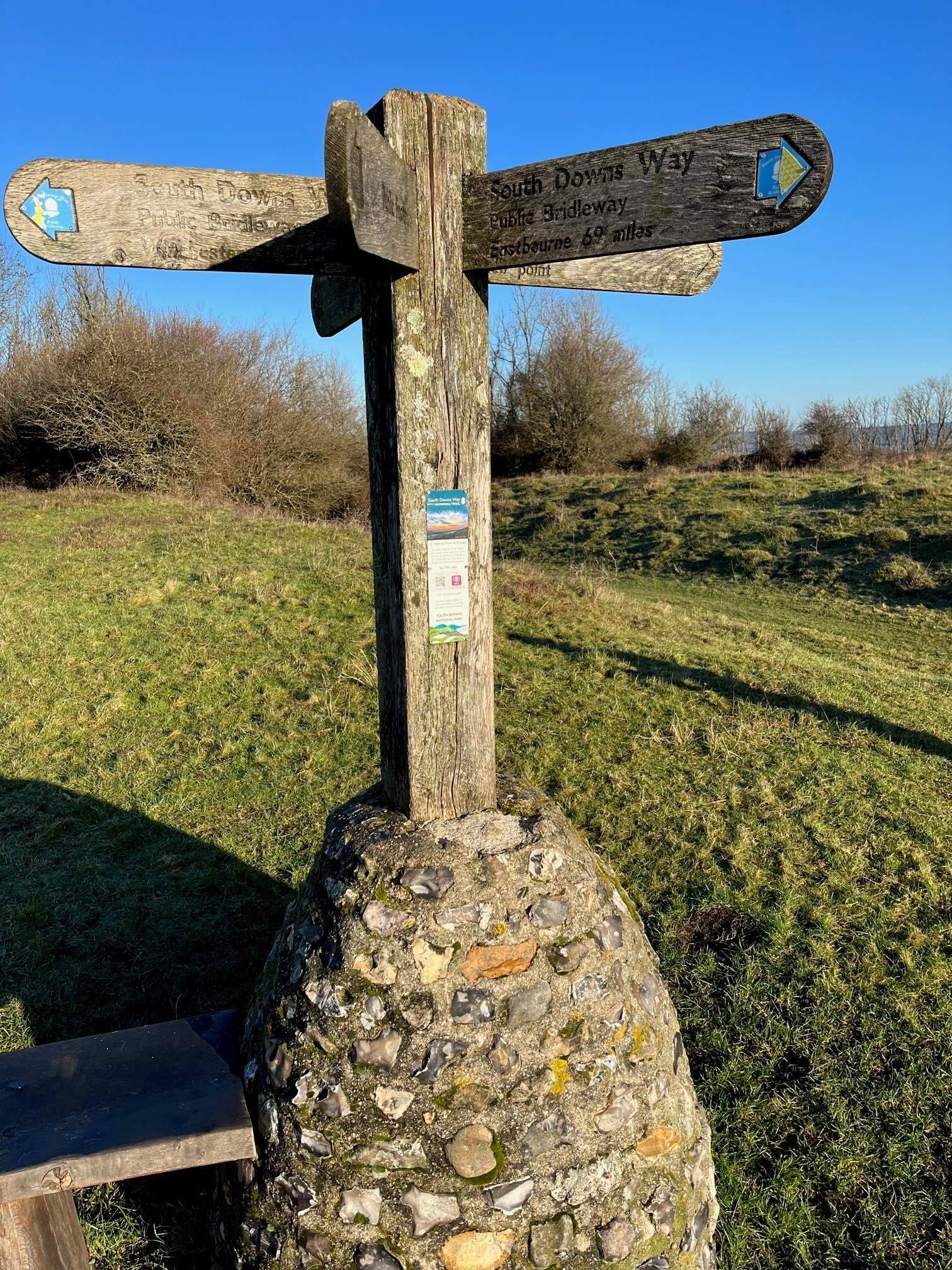 Direct access to the South Downs Way.