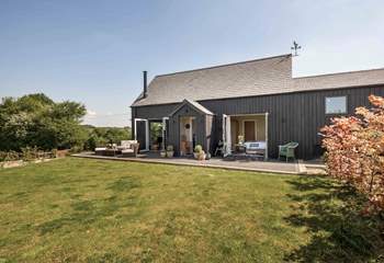 The private patio and garden can be enjoyed by the whole family.