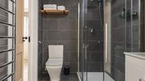 Your lovely shower-room with a door into the bedroom and a second to the hallway.