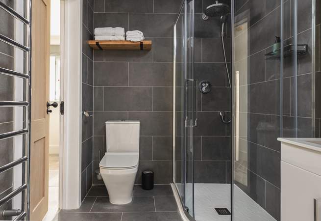 Your lovely shower-room with a door into the bedroom and a second to the hallway.