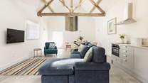 The fabulous open plan living area.