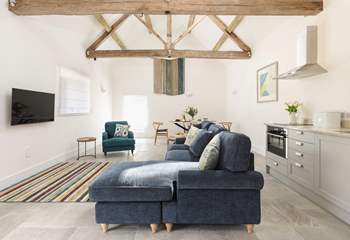 The fabulous open plan living area.