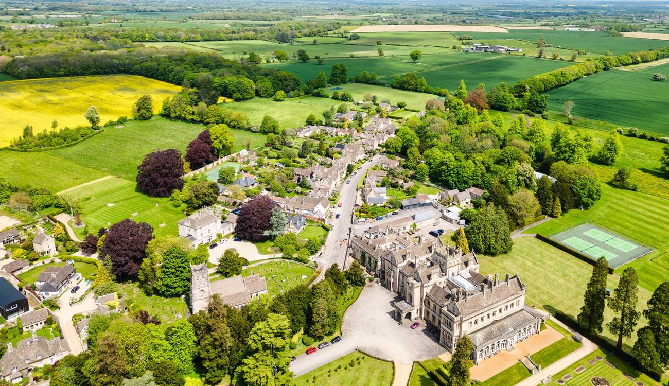 Grittleton is nestled next to a beautiful Manor House.