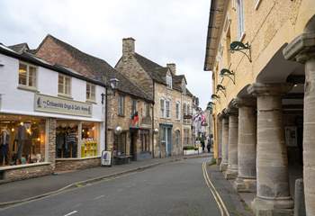 Enjoy a spot of retail therapy in Tetbury.
