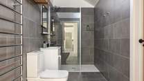 The super stylish shower-room.
