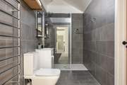 The super stylish shower-room.