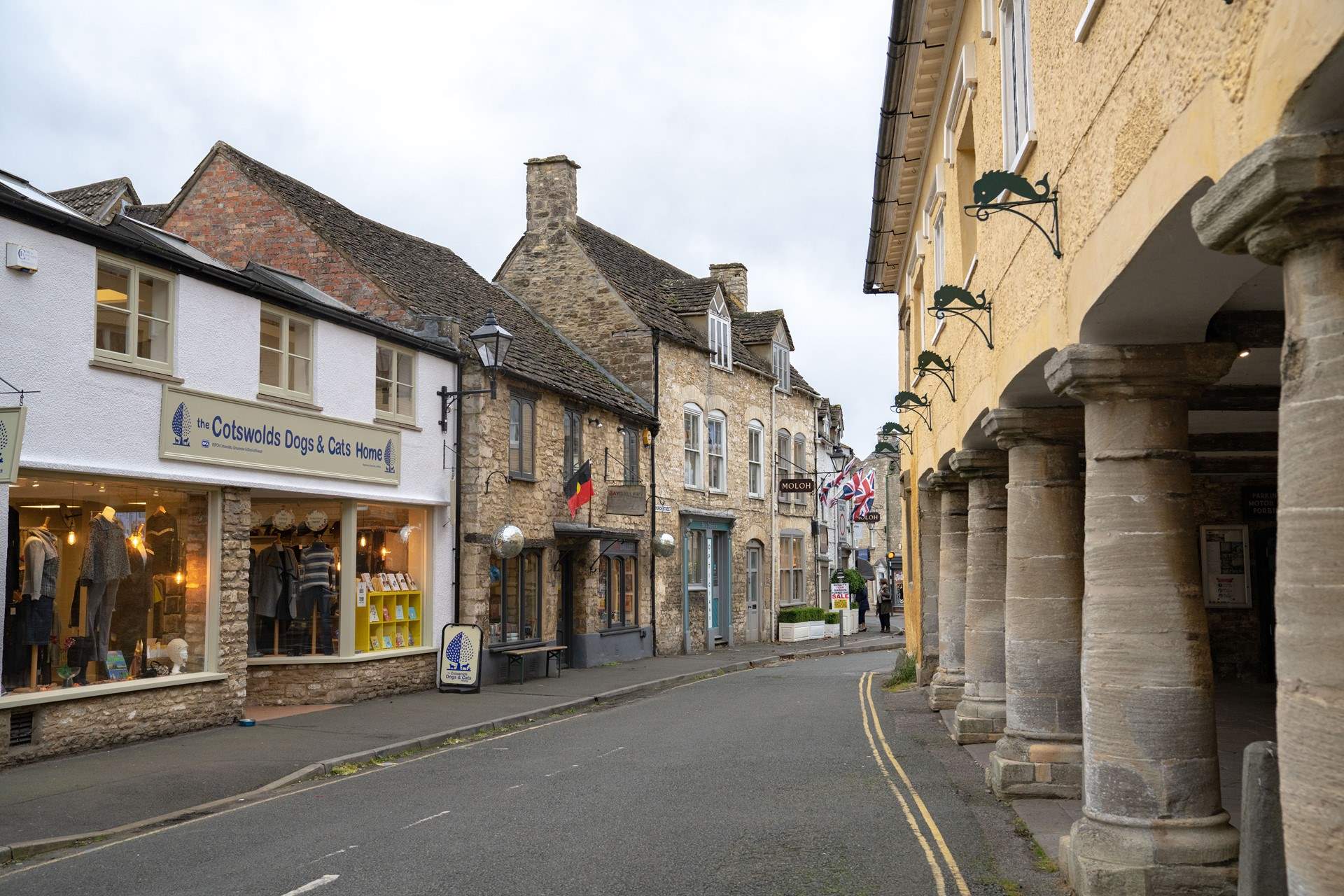 Enjoy a spot of retail therapy in Tetbury.