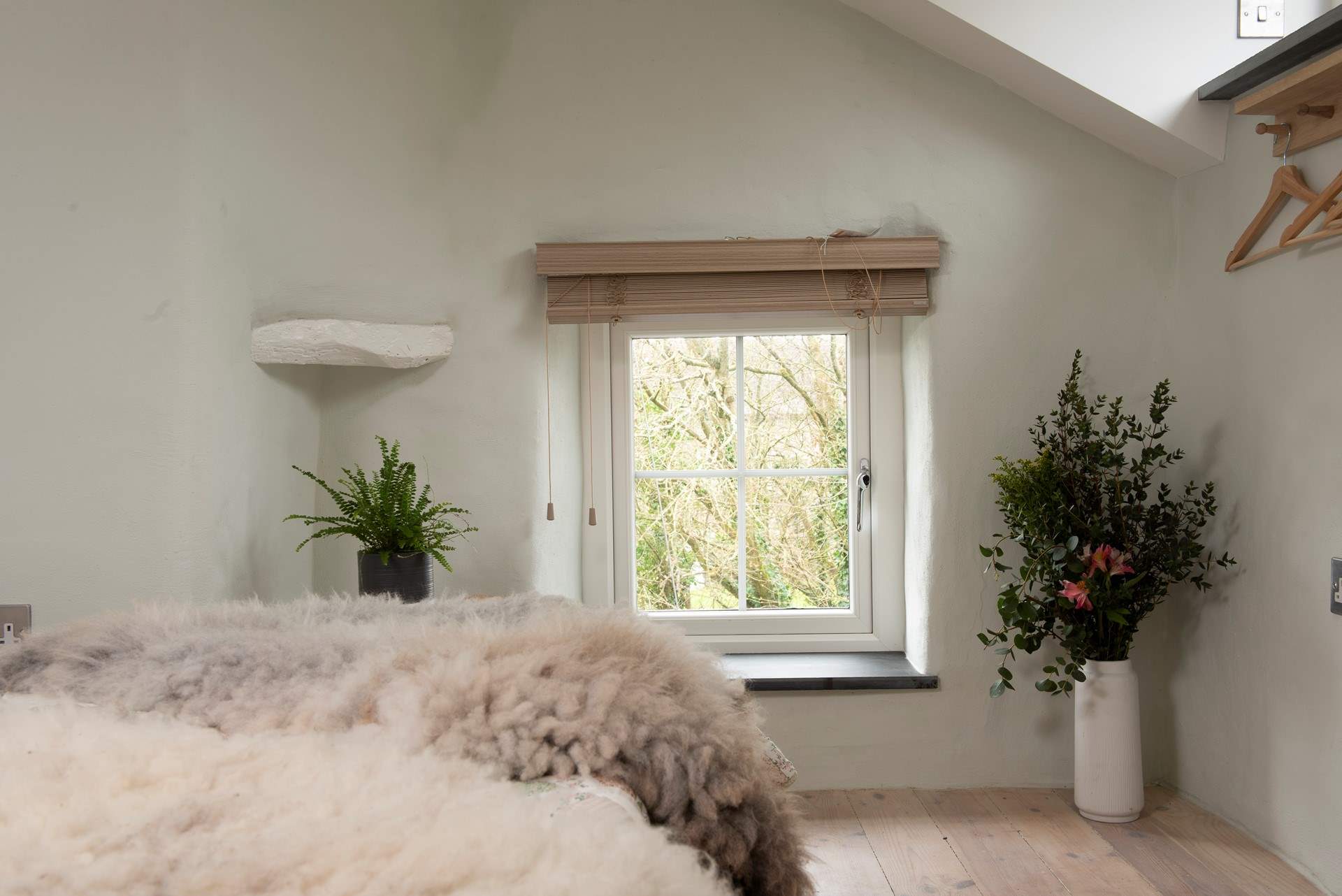 It's a calm and peaceful setting.