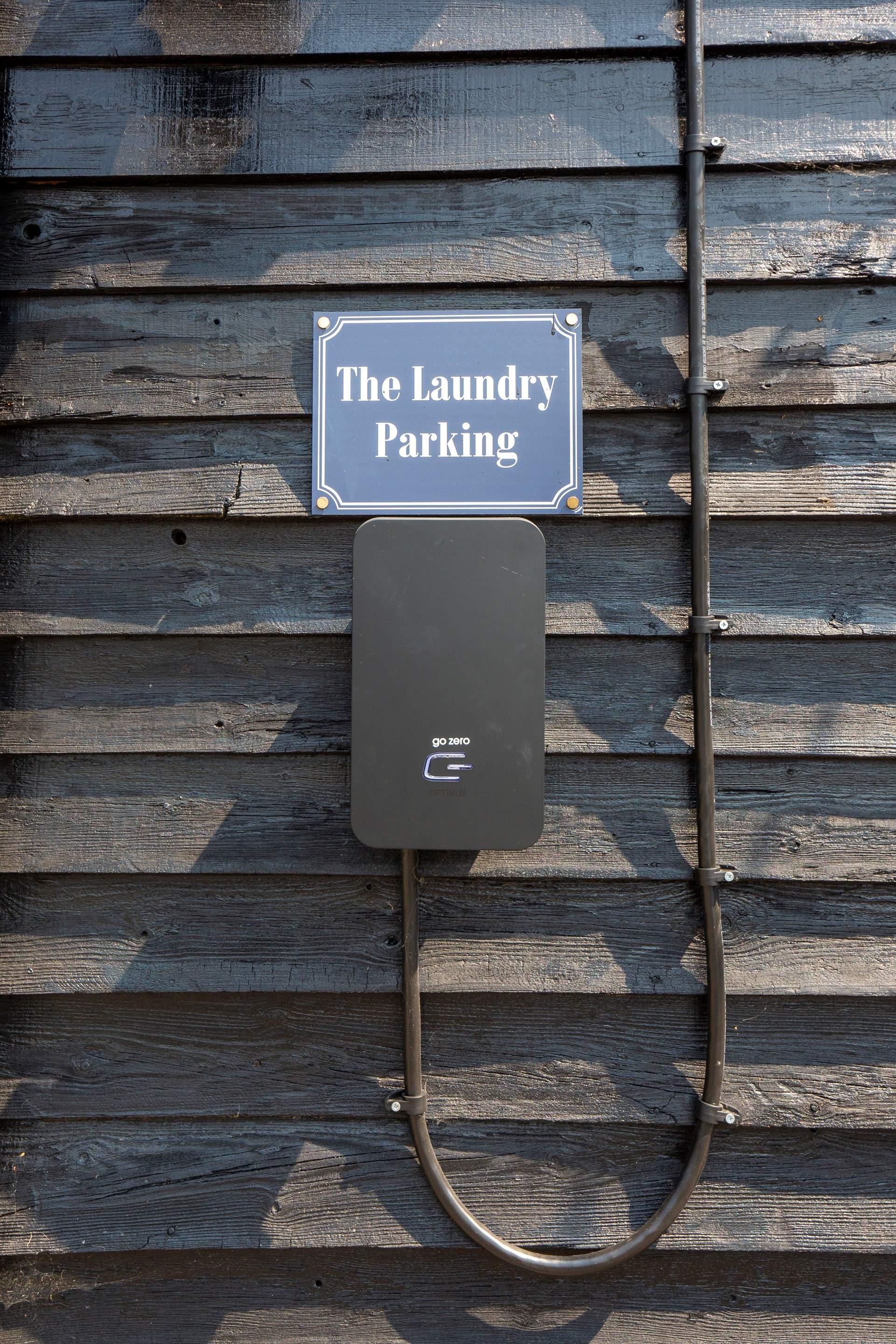 A charging point for electric cars.