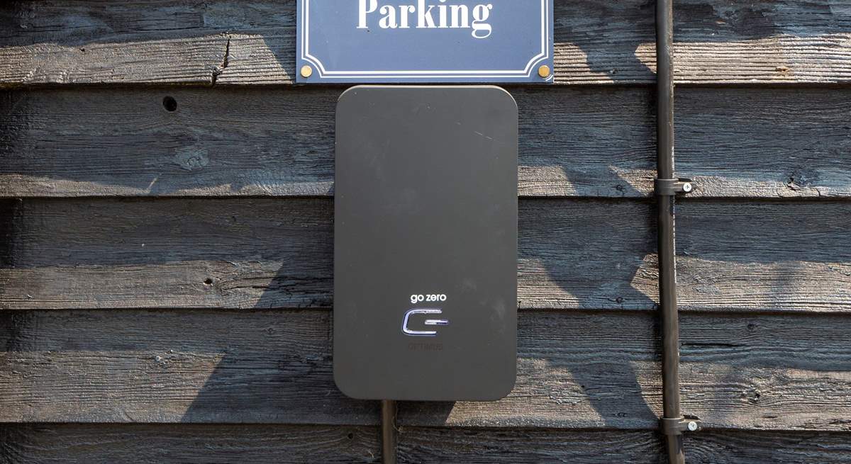 A charging point for electric cars.