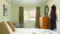 The ground floor bedroom has a super-king bed which can be configured as twin beds if required. The bedrooms have snuggly bathrobes.