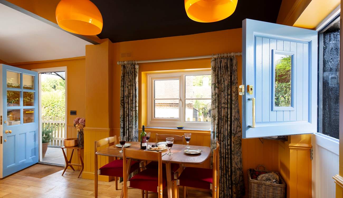 Space to wine and dine.