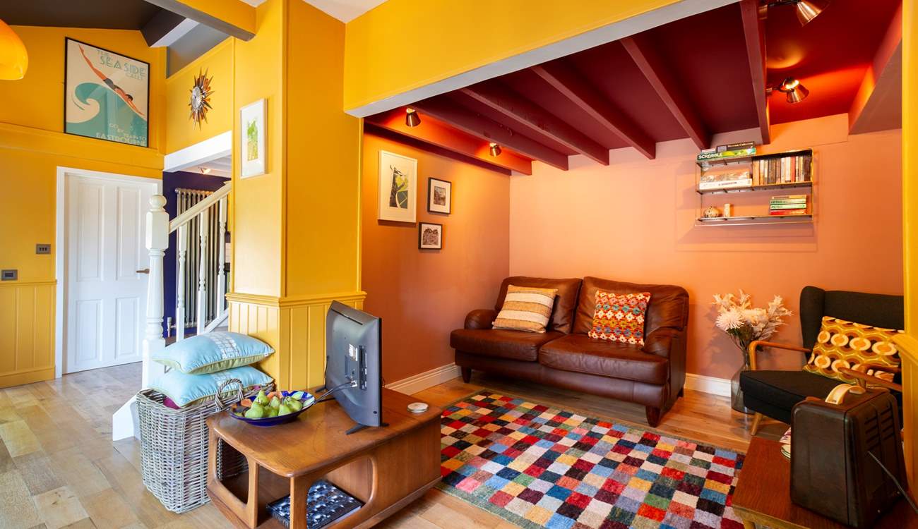 A nice area to retreat and watch a film.