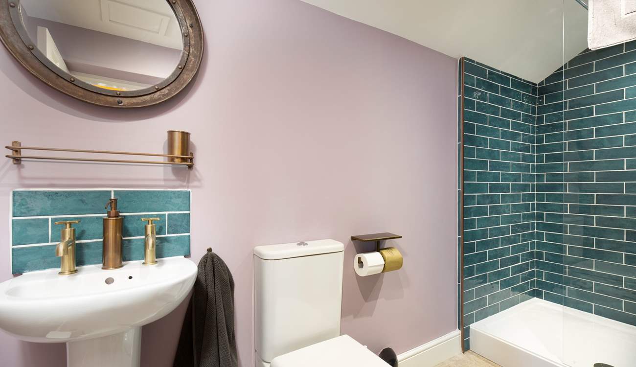 The ground floor shower-room. 