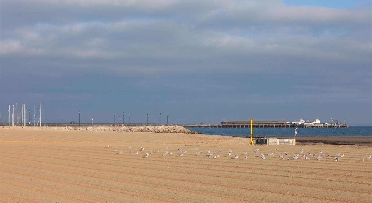 Ryde has a golden sandy beach.