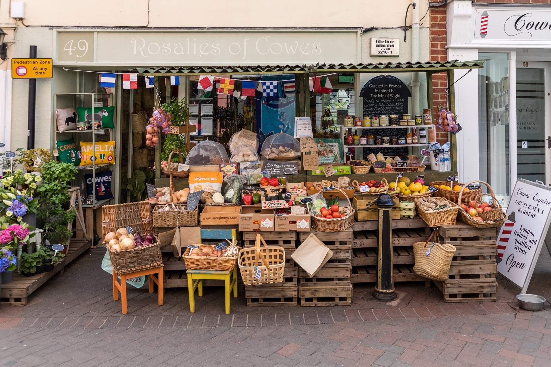 Take a trip into Cowes for some local produce.