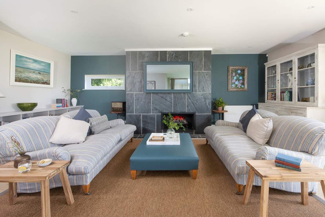 Snuggle up in the downstairs sitting-room.
