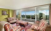 The upstairs sitting-room with a fabulous balcony. - Thumbnail Image