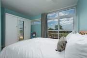 A wonderful, airy room, with views of the garden and surrounding area.