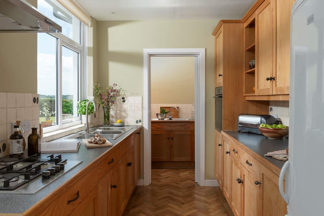 The kitchen has all you need to serve those holiday treats.