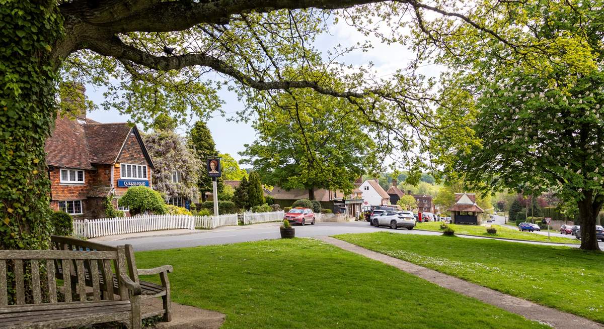 The local pub and village green.