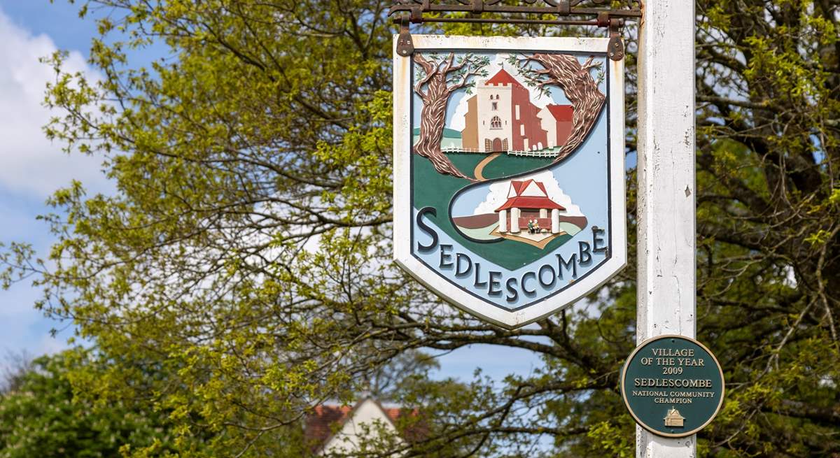 A short walk will take you to the pretty village of Sedlescombe.