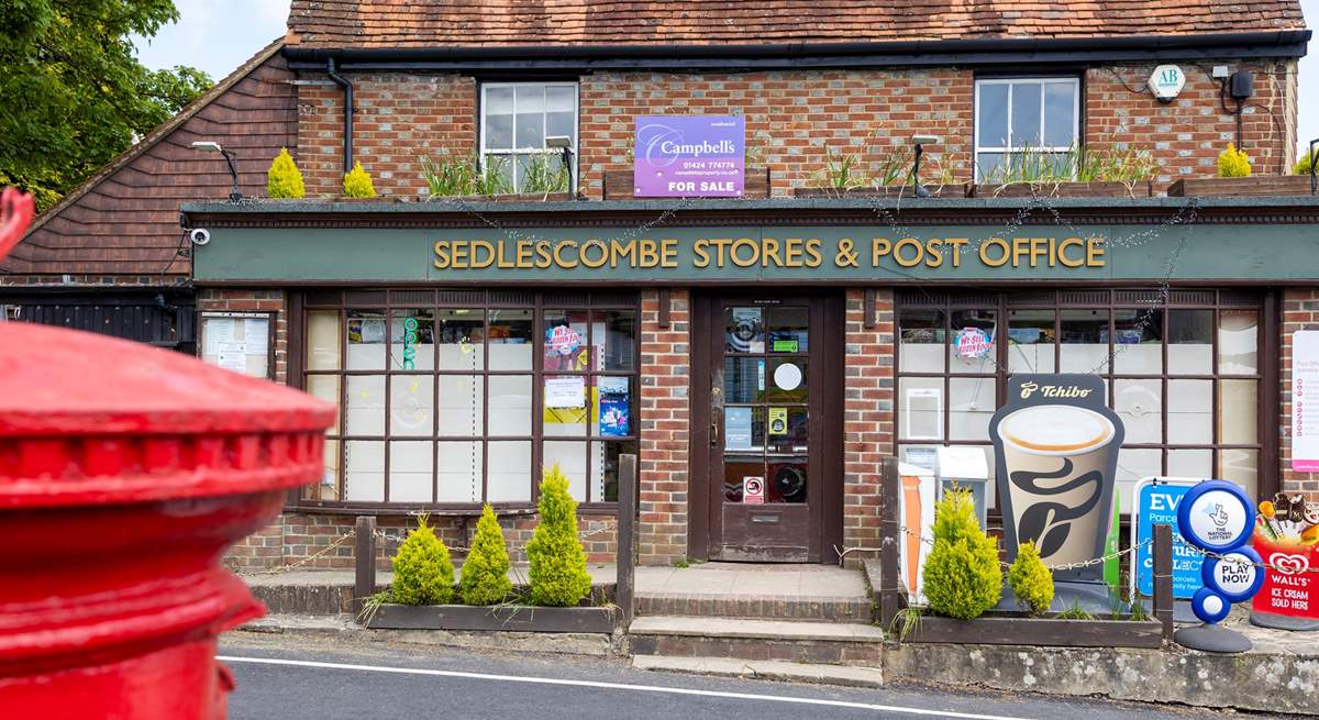 The village shop and post office is just a short walk from Luffs Farm.