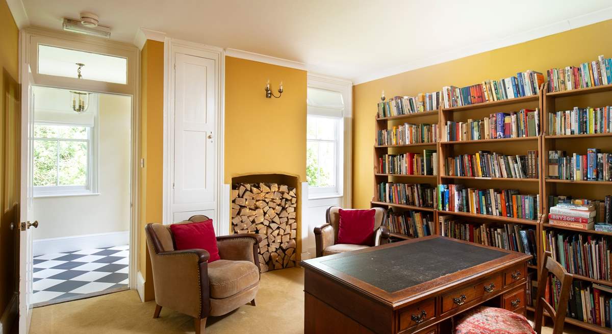 Lots of reading material in the study and a quiet space if you need to catch up on work.